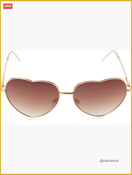 Heart Shape Metal Sunglasses UV400 Protection main image 4